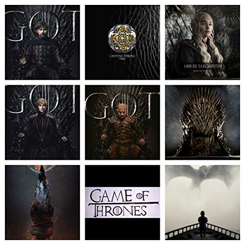 5 Ace Set of 9 game_of_thrones (7) Full Glue gamer sticker poster ...
