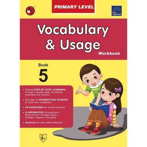 Shree Book Centre Sap Vocabulary & Usage Primary Level Workbook 5 ...