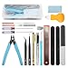 WMYCONGCONG 17 PCS Gundam Modeler Basic Tools Hobby Building Craft Set for Beginner Hobby Model Assemble Building Repairing Fixing