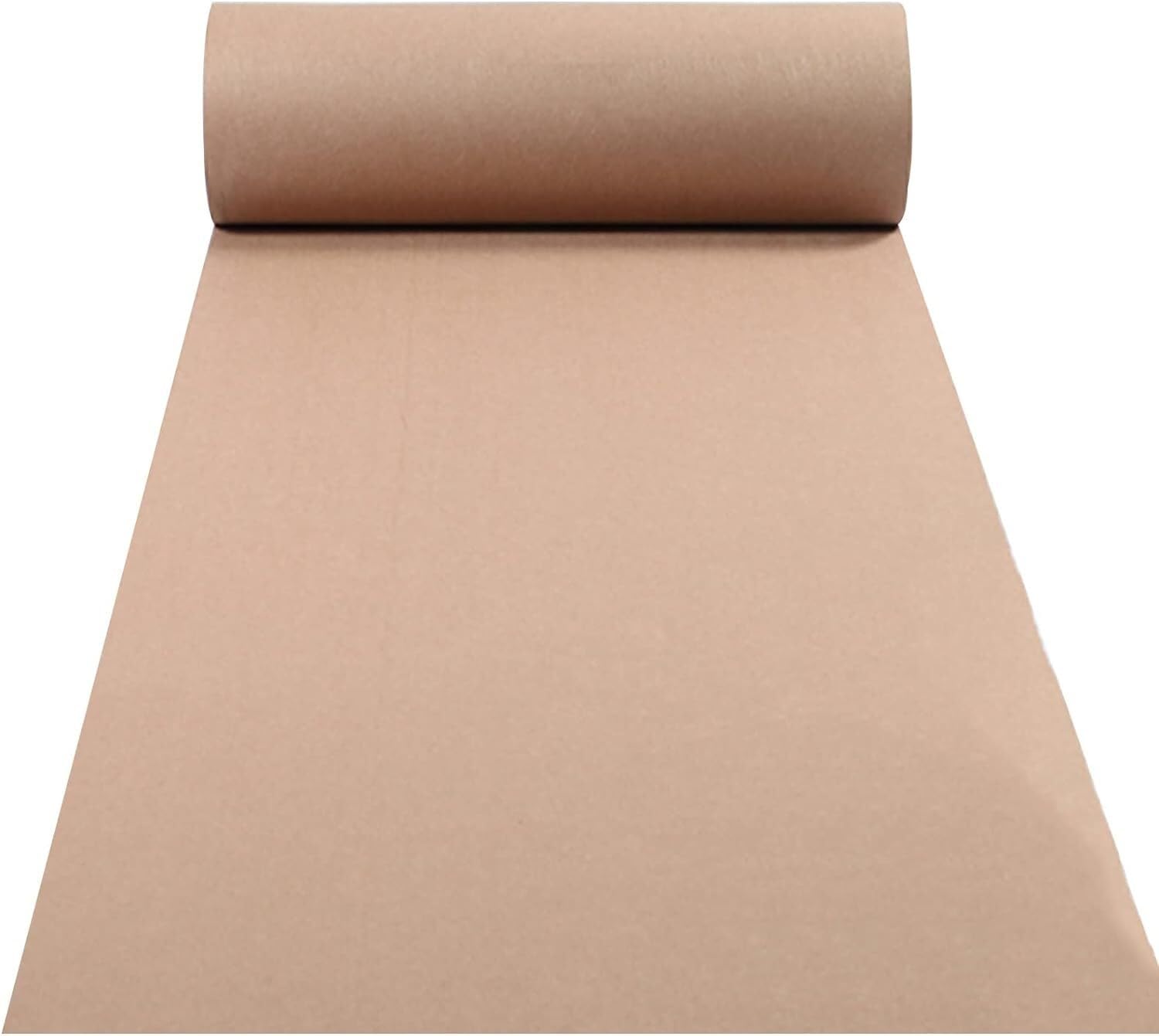 Tapis de sol jetable camel 2mm décoration anniversaire et Noël 1x10m