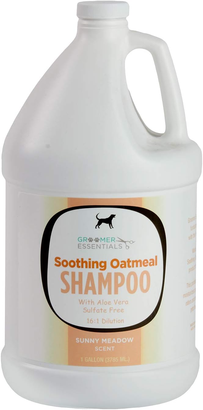 Groomer Essentials - All Natural Soothing Oatmeal Dog Shampoo (for Itchy Skin)