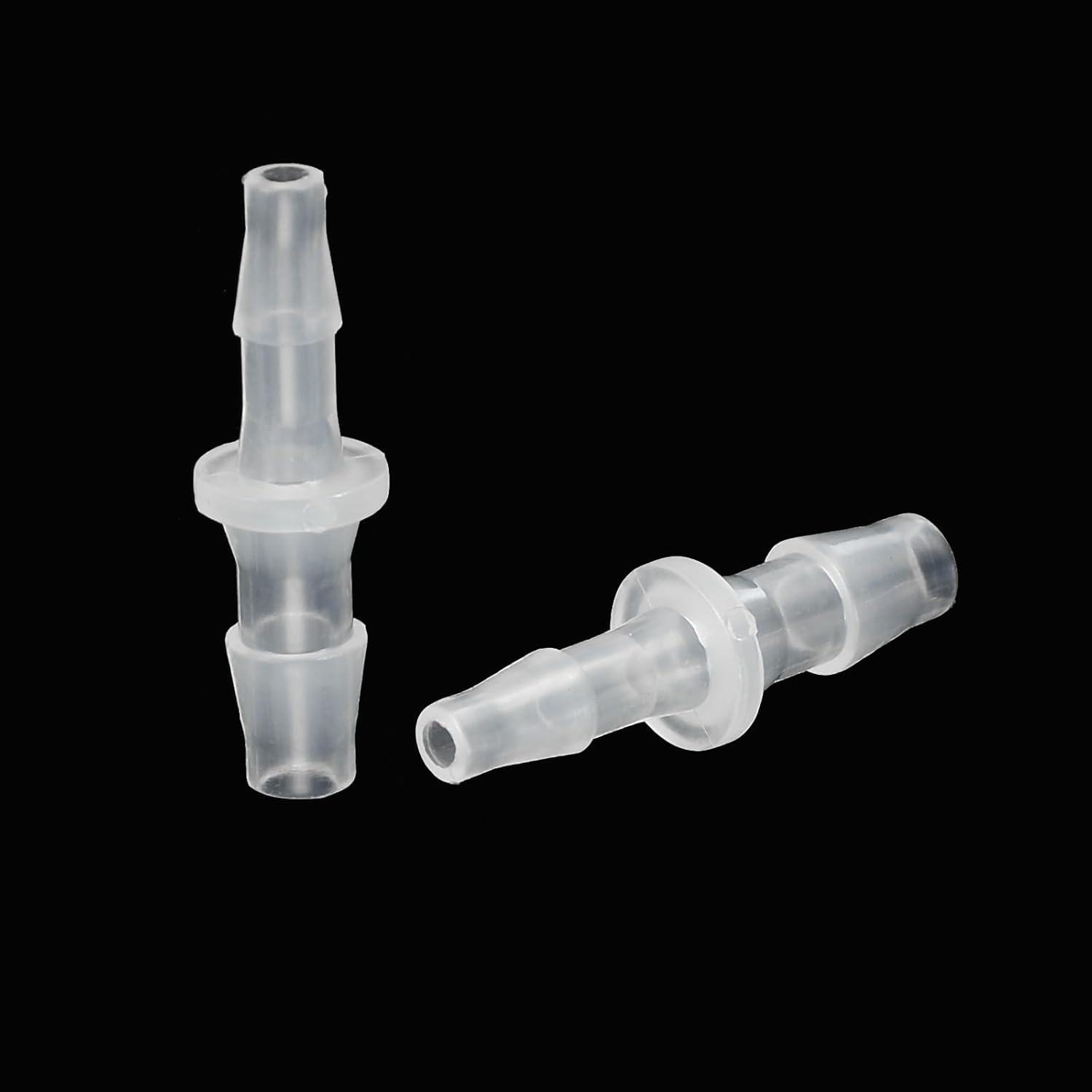 1/4" x 3/16" Plastic Hose Barb Fitting, 3 Pcs Thru-Bulk Pipe Connectors Barbed Splicer Mender Joint Adapter Union for Aquarium Fuel Gas Liquid Air