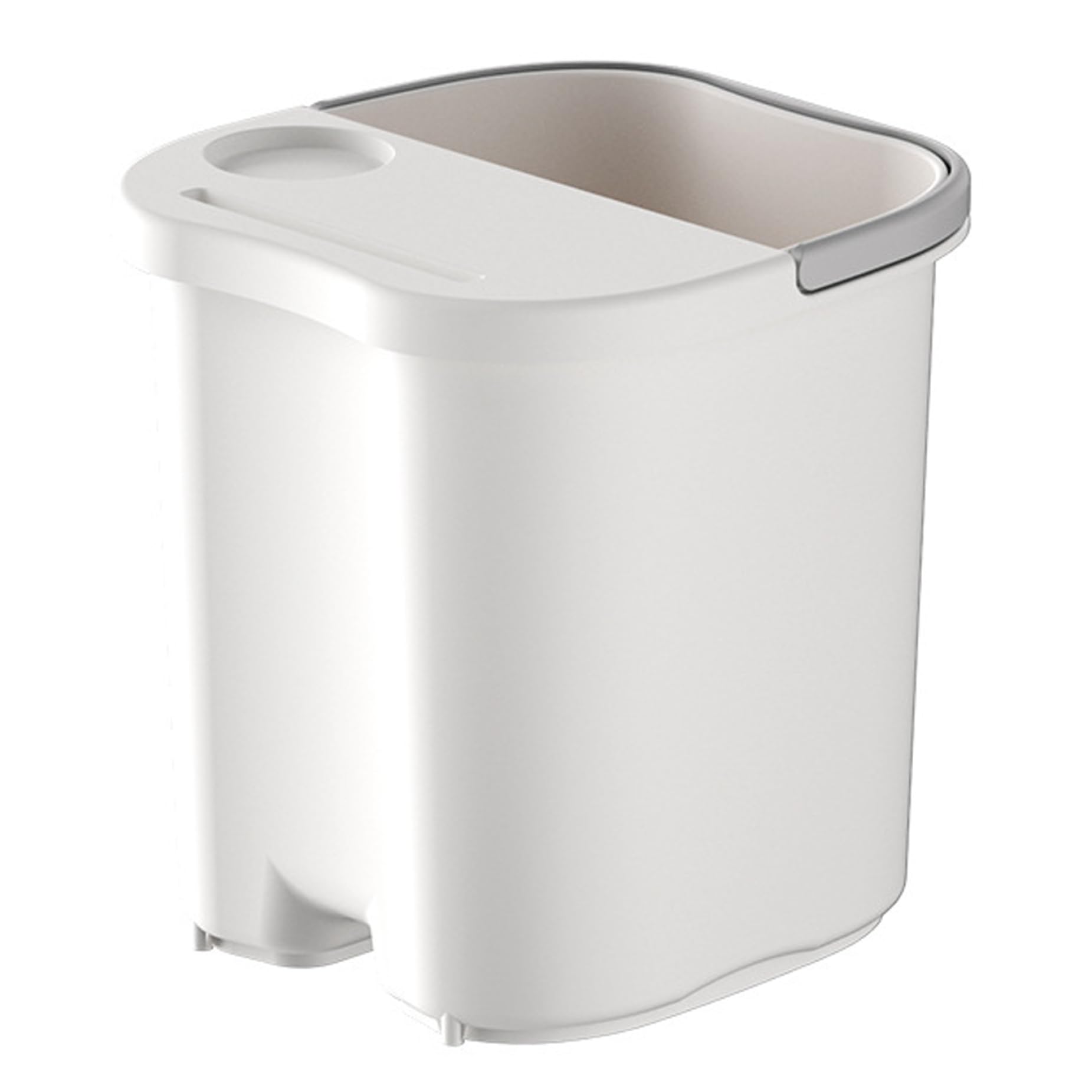 Bacinella per immersione dei piedi, massaggio integrato, trasparente, 34 cm | Nodi massaggianti ergonomici, coperchio a tenuta stagna, ideale per la cura dei piedi a casa