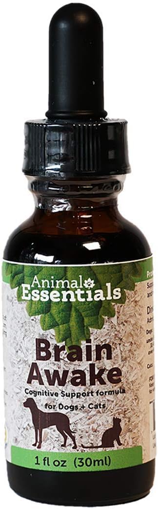 Animal EssentialsBrain Awake Cognitive Support Formula for Dogs & Cats, 1 fl oz