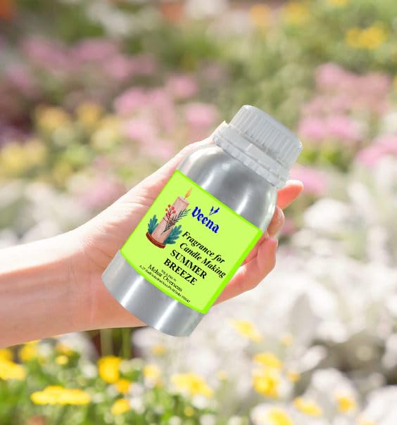 Image of Veena Summer Brezee Fragrance Oil,Essential oil for Candle Making, Soap Making, Slime, Diffusers, Home and Crafts 100 gm