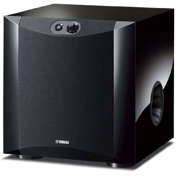 Yamaha NS-SW200 Front Firing subwoofer z opatentowaną rurą Twisted Flare Port Bassreflex, lakier fortepianowy, czarny