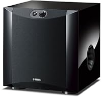 Yamaha NS-SW200 Subwoofer Advanced YST II, Twisted Flare Port, Piano Black