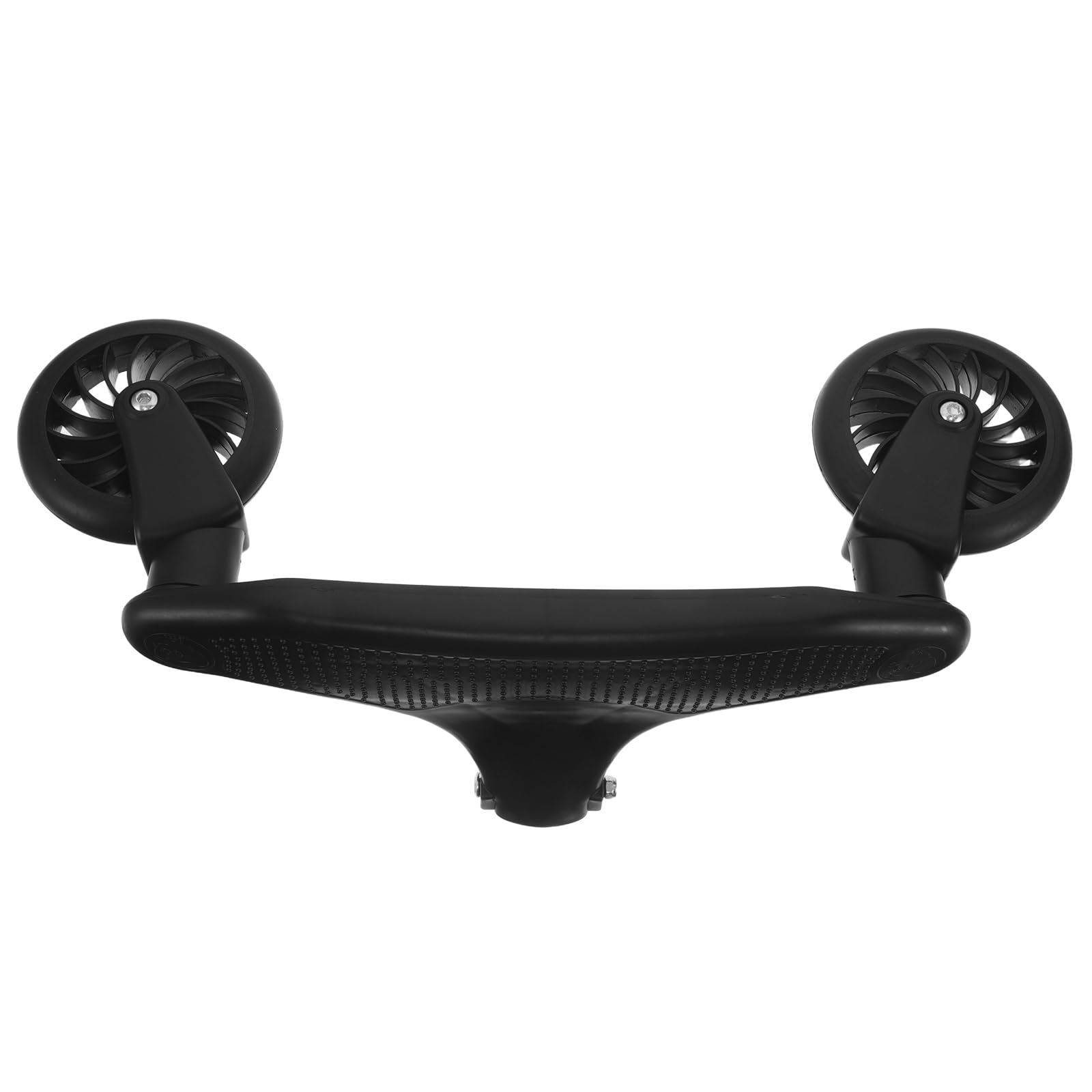 Roue de Rechange Poussette Avant et Arrière en Pu Agrandi avec Système de Frein Fiable, Compatible Multisurfaces pour Accessoires Poussettes, Kit de Remplacement Solide