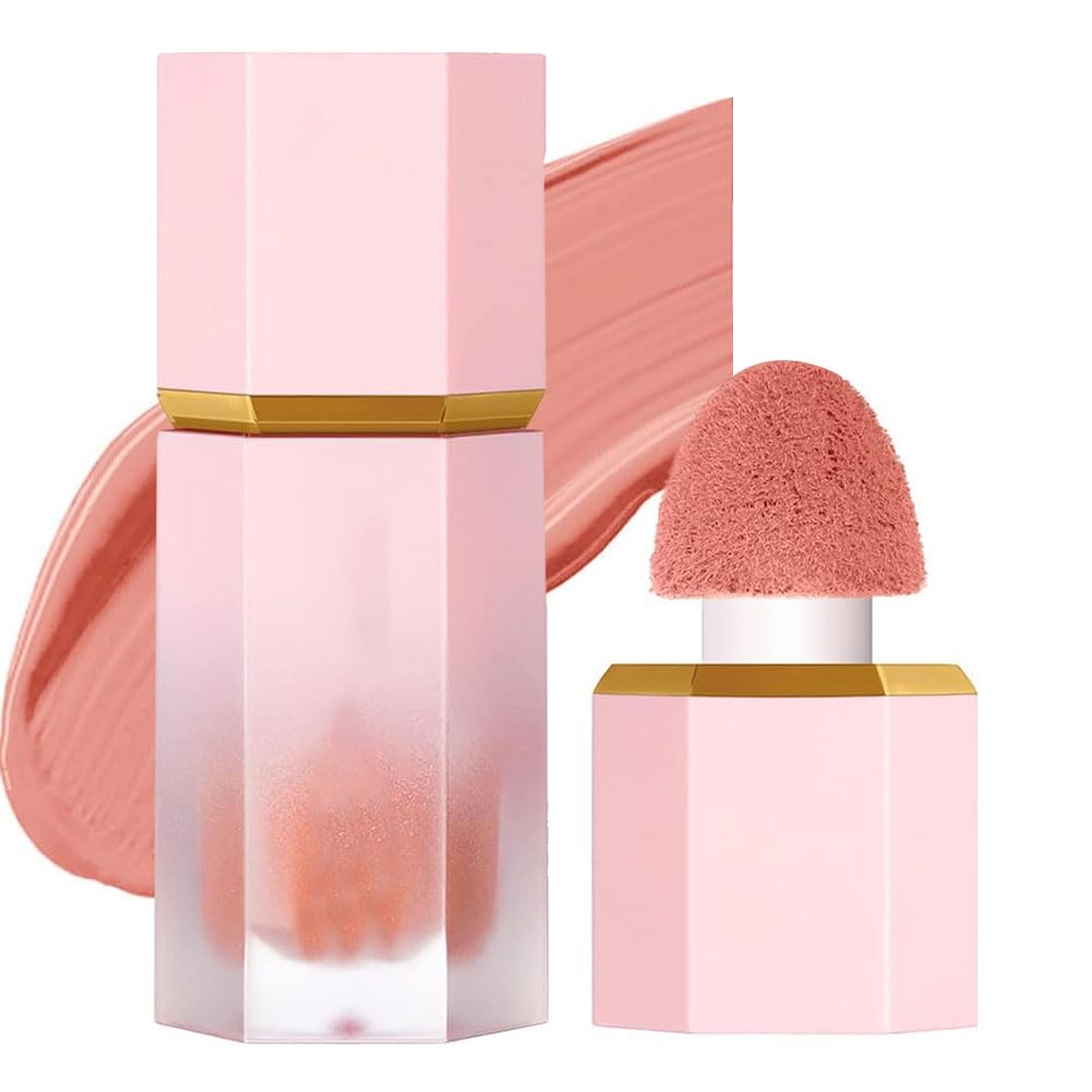 Líquido Blush Colorete,Maquillaje Colorete Líquido en Crema Gel,Rubor Líquido,Colorete Líquido para Mejillas,Rubor Líquido de Larga Duración,Colorete en Barra Hidratante,para Rostro y Cuerpo(#07)