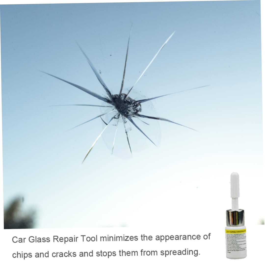 Fluido per la riparazione del vetro Colla per riparazione del parabrezza dell'auto Strumento correttore per vetro automatico Colla per del parabrezza da 3 ml