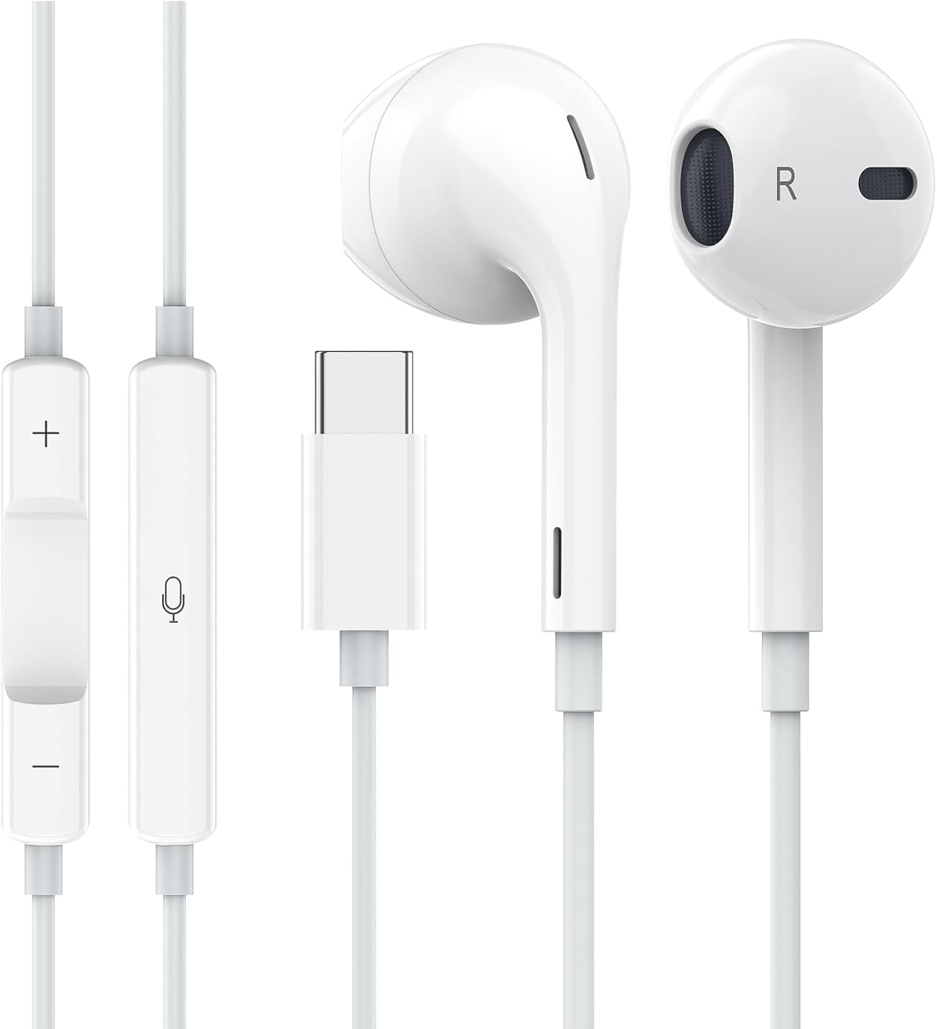 Veera Tech USB C Headphones,Type C Wired Earbuds, in-Ear Headphones with Microphone Noise Canceling Stereo, Earphones Compatible with iPhone 15/Samsung S23/Android and Most USB C Devices (B0DDQ2Z8WQ) Amazon Price History, Amazon Price Tracker