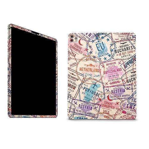 Image of MightySkins Carbon Fiber Skin Compatible with Apple iPad Pro 12.9 inch M2 6th Gen (2022) Full Wrap Kit - Ive Been Everywhere | Protective, Durable Textured Carbon Fiber Finish | Made in The USA