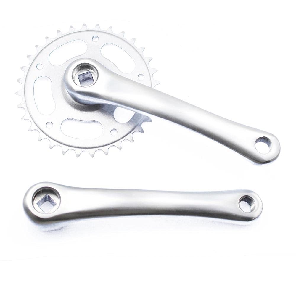 Guarnitura MTB Bicicletta a Catena Ruota in Alluminio in Lega di Alluminio 32 Denti MTB. Accessorio in Bicicletta for Foro Quadrato for Biciclette Guarnitura