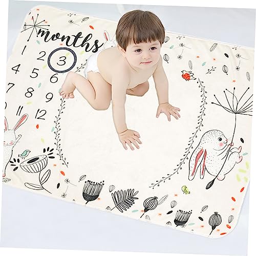 Couverture souvenir bébé ORFOFE pour immortaliser les mois de votre enfant - 4