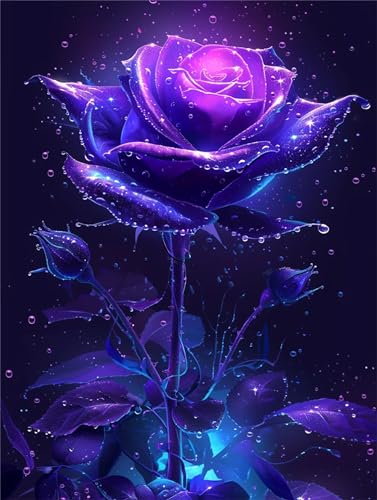 Artisanat Strass Painting Rose : Une œuvre d'art 5D d'une grande finesse