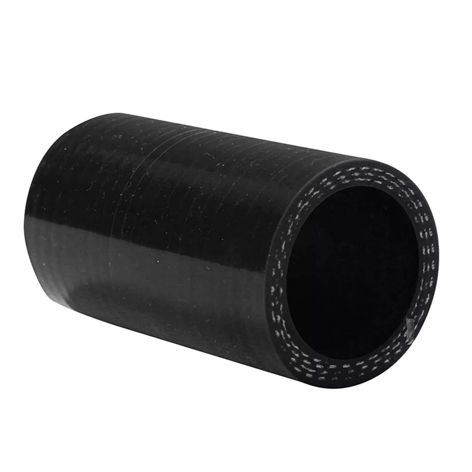 wąż do wody chłodzącej Wzmocniona silikonowa prosta rura zamienna, rura dolotowa turbosprężarki, czarny ID(ID 38mm 3Ply)