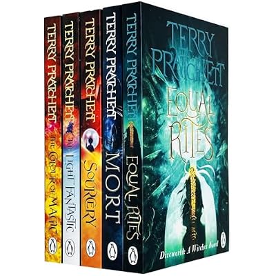 Terry Pratchett Discworld Novels Series 1 - 5 Books Collection Set