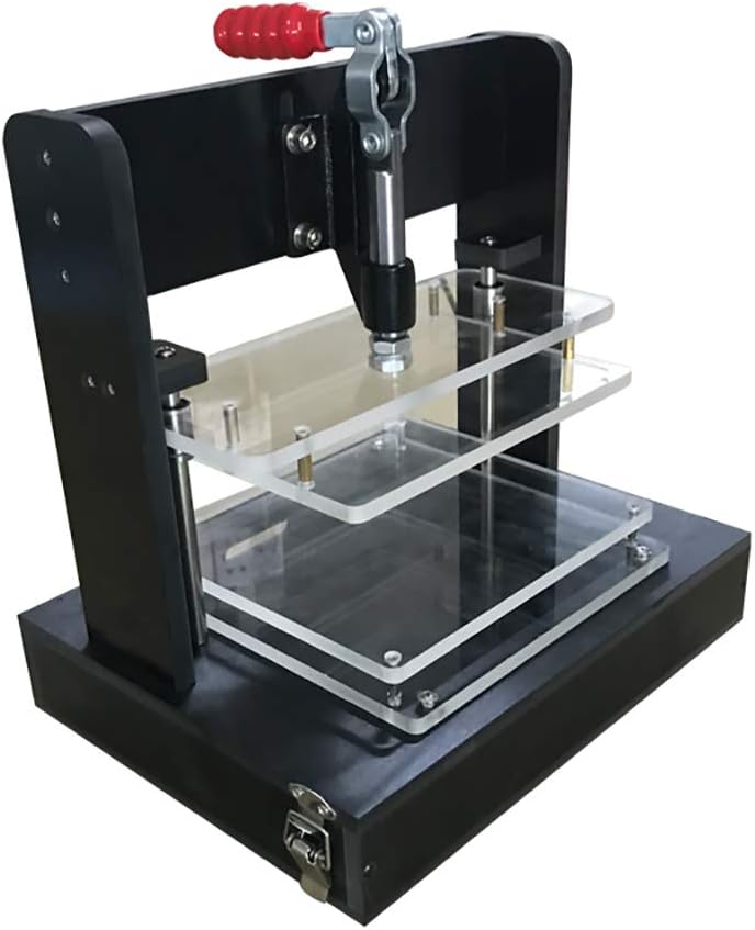 150x130MM PCB Universal Test Stand PCBA Test Rack Embryo Frame DIY Circuit Board Fixture Testing Jig with 4 Acrylic Board (150x130MM)