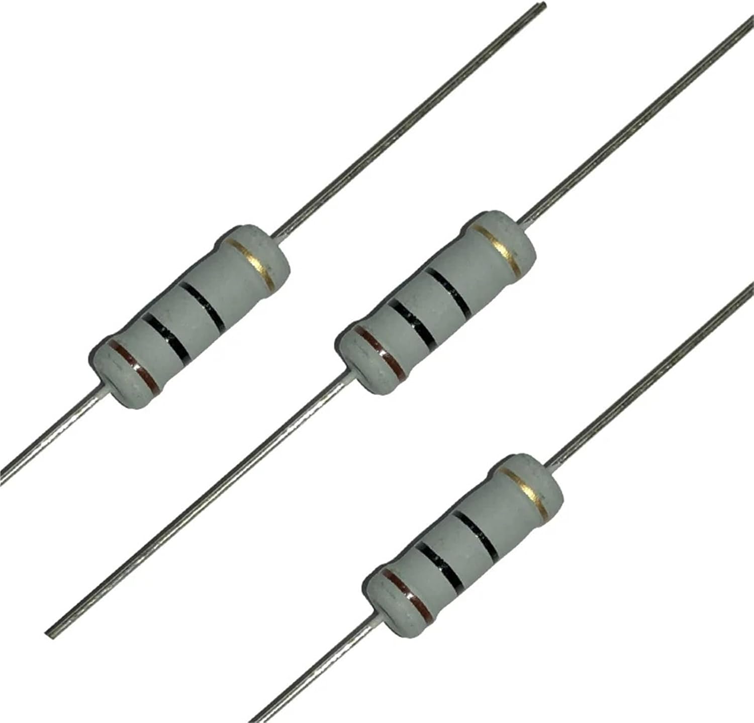 10Pcs 5W 8R2 82R 820R 8K2 82K 820K 8.2 82 820 R K Ohm 1R-1M Carbon Film Resistor 5%(CF 5W 68R 10pcs)