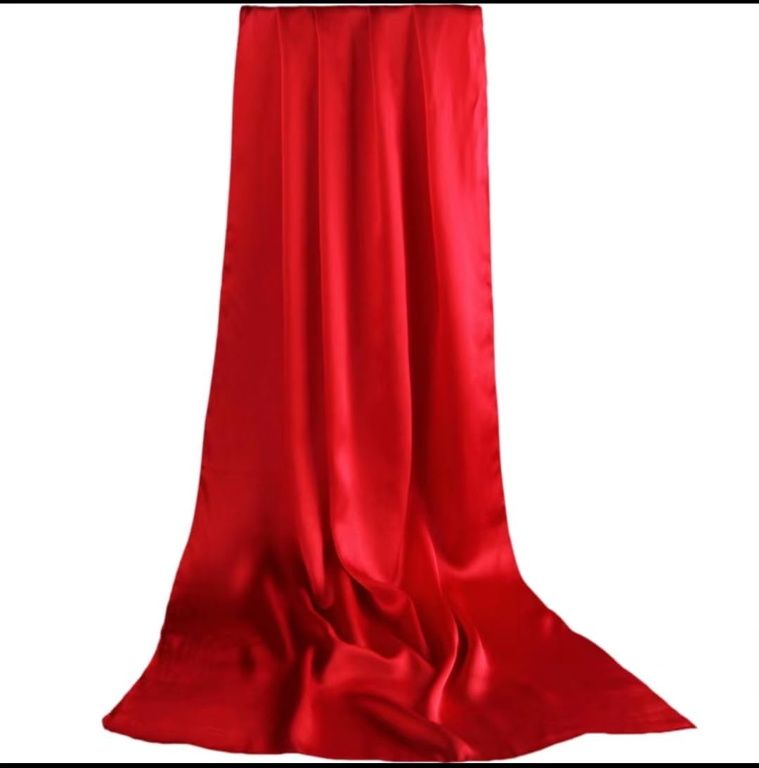 ANDANTINO 100% Mulberry Silk Long Scarf for Women Large Shawls for Headscarf and Neck- Oblong Hair Wraps with Gift Packed - Image 6