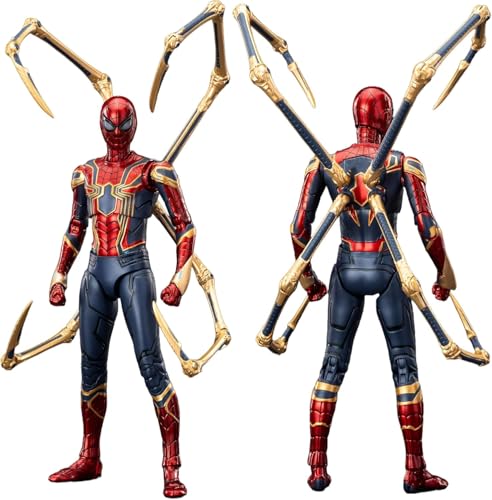 Image of ZD Box Toys Collectible Action Figure Full Box Set: Anniversary Series Non-Luminous Version 1:10 Scale 17cm Super Hero (Iron-Spider, in-War)