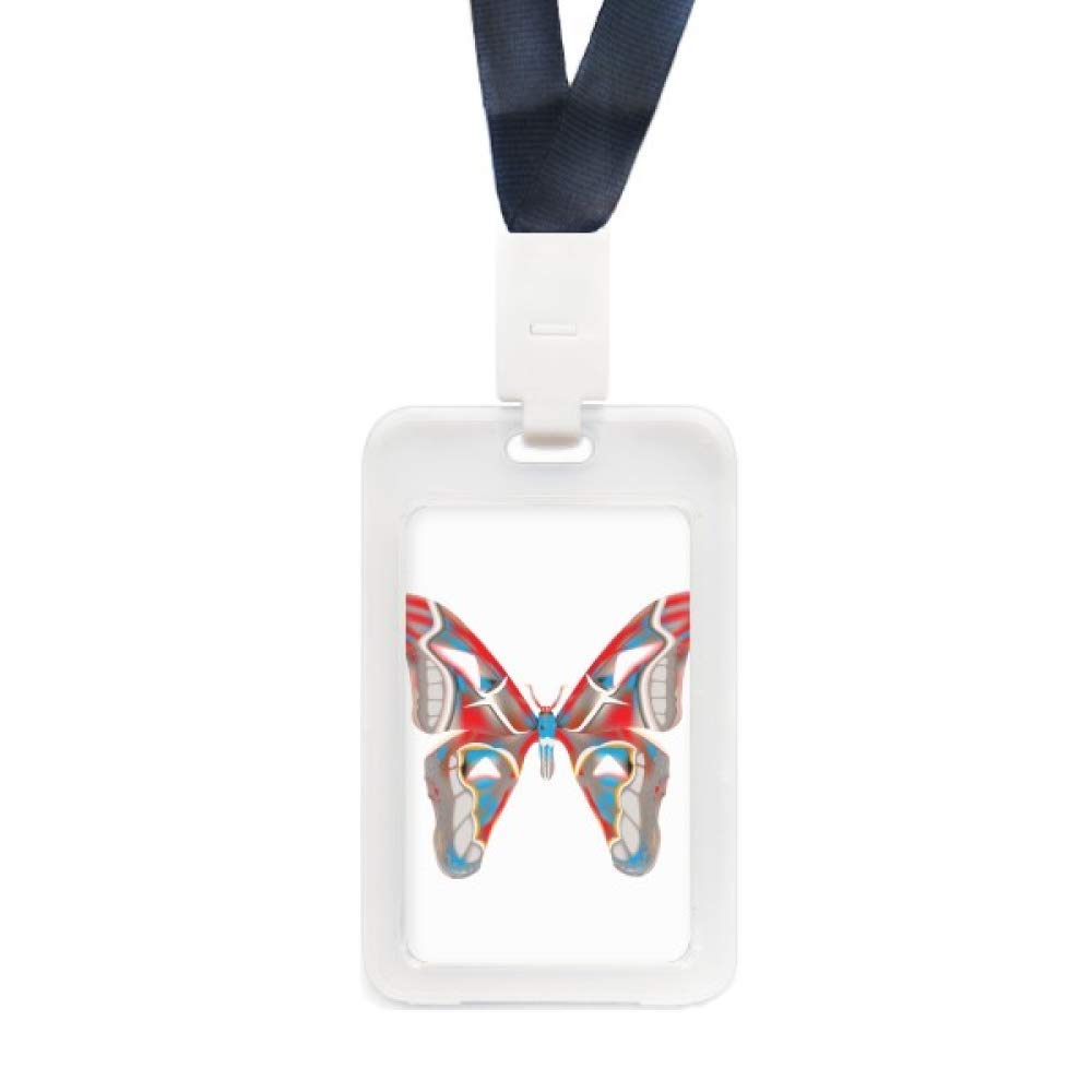 Etui pour carte d'identité papillon 3D : l'accessoire transparent chic pour vos sorties - 4