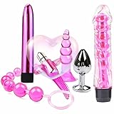 ZeeKoug Multifuncional Rosa 6 Piezas De Silicona Fitness CóModo Set De Entrenamiento Accesorios, Diversos Estilos, FáCil De Llevar, Regalo De Pareja