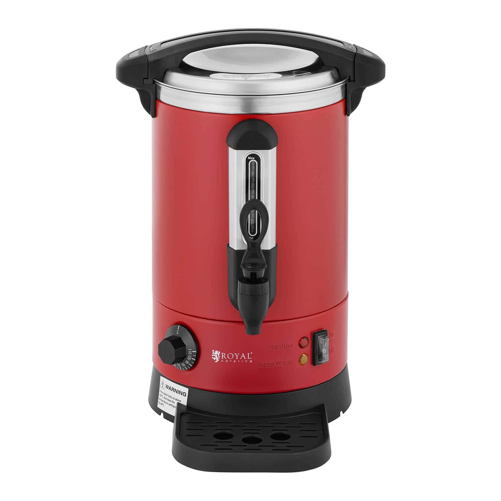 Royal Catering RC-WBDWC6R Bollitore professionale 6,1 litri 1.500 W acciaio inox
