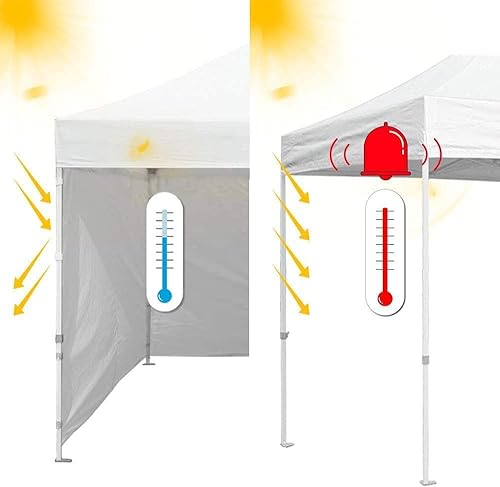 Miniatura 6 de Eurmax Paredes laterales con cremallera completa de Estados Unidos para tienda de campaña fácil de desplegar de 8 x 8 pulgadas, solo 4 paredes