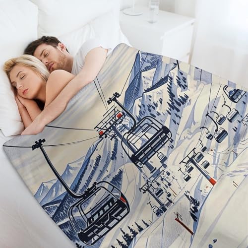 Couverture en micro polaire idéale pour climatisation sur canapé - 4
