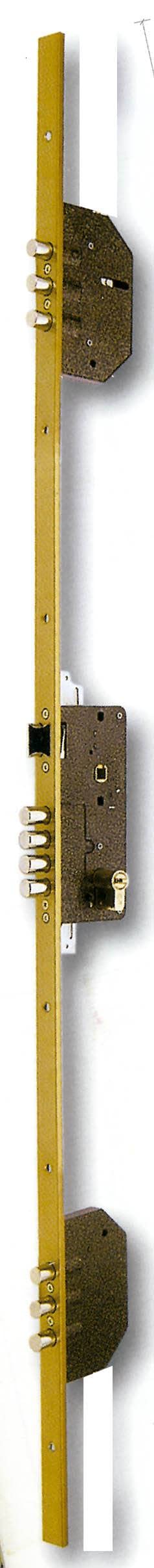 CERRADURA SEGURIDAD E2000B/3 DS15/70 DESCEN.ORO ESMAL.