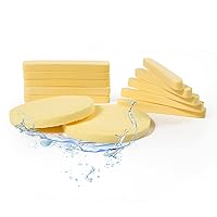 Vista 13 de Esponja facial comprimida, 60 unidades de PVA profesional para remoción de maquillaje, esponjas faciales redondas, almohadillas de spa, limpieza