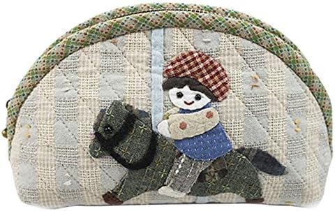 Pouch Bag Simple Sewing Project Craft to Make for Adults (Blue)