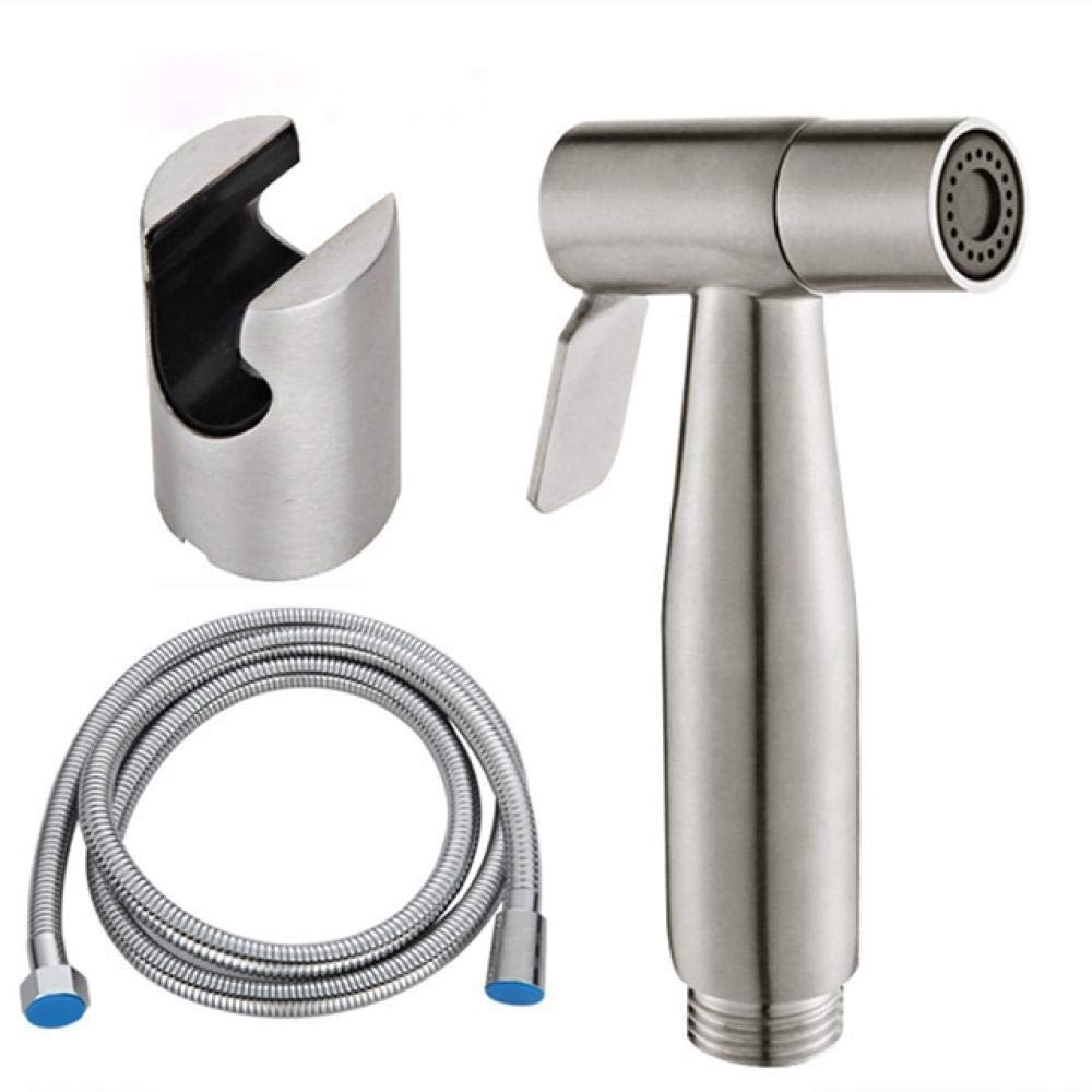 Compatible con Productos De Higiene Personal, Limpieza De Inodoros, Pañales De Tela, Mopa para Piscinas - Juego De Ducha con Manguera De Acero Inoxidable 304 De Tres Piez