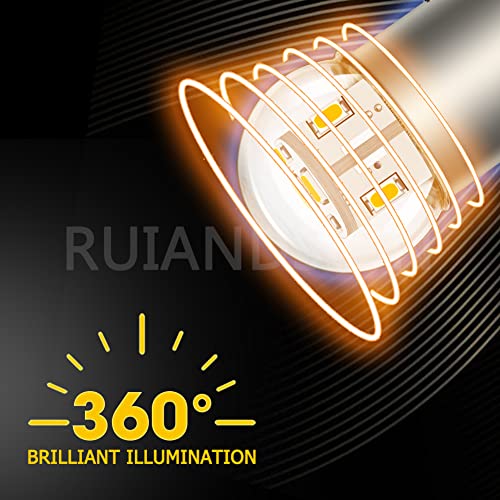 Ruiandsion 2Pcs 1156 Led Bulb 6V Ba15S P21W 7506 Warm White 3014 12Smd Led Chipsets Led Backup Reverse Turn Signal Tail Lights #TOP3