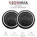 DriSentri Car Tweeter Speaker, 2pcs 120W Universal High Efficiency Dome Car Tweeter Stereo Speakers for Car Audio System