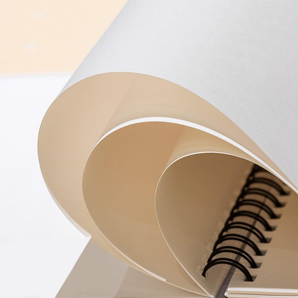 A3 Sketchbook Spiral Bound Sketch Books with 30 Sheets/ 60 Pages 160GSM Thick Cartridge Paper (A3-2Pack), off white - Image 4