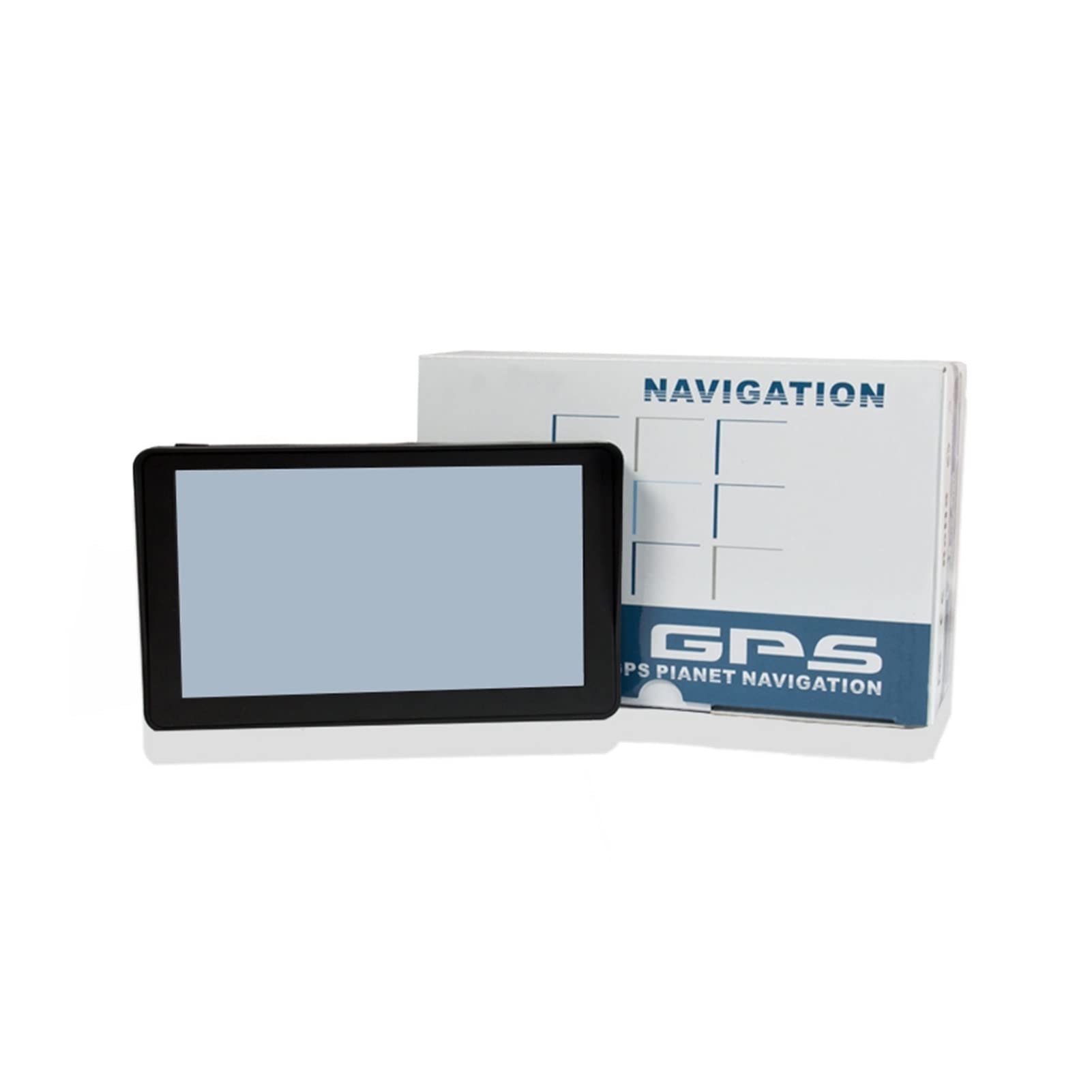 Navigazione GPS per camion, camper, auto 7 "pollici 8g o 1 6 GB +RAM512MB Macchina GPS Navigazione Av-in Bluetooth Wifi fm Pacchetto trasmettitore Facile da usare (Size : 8Gandroid)