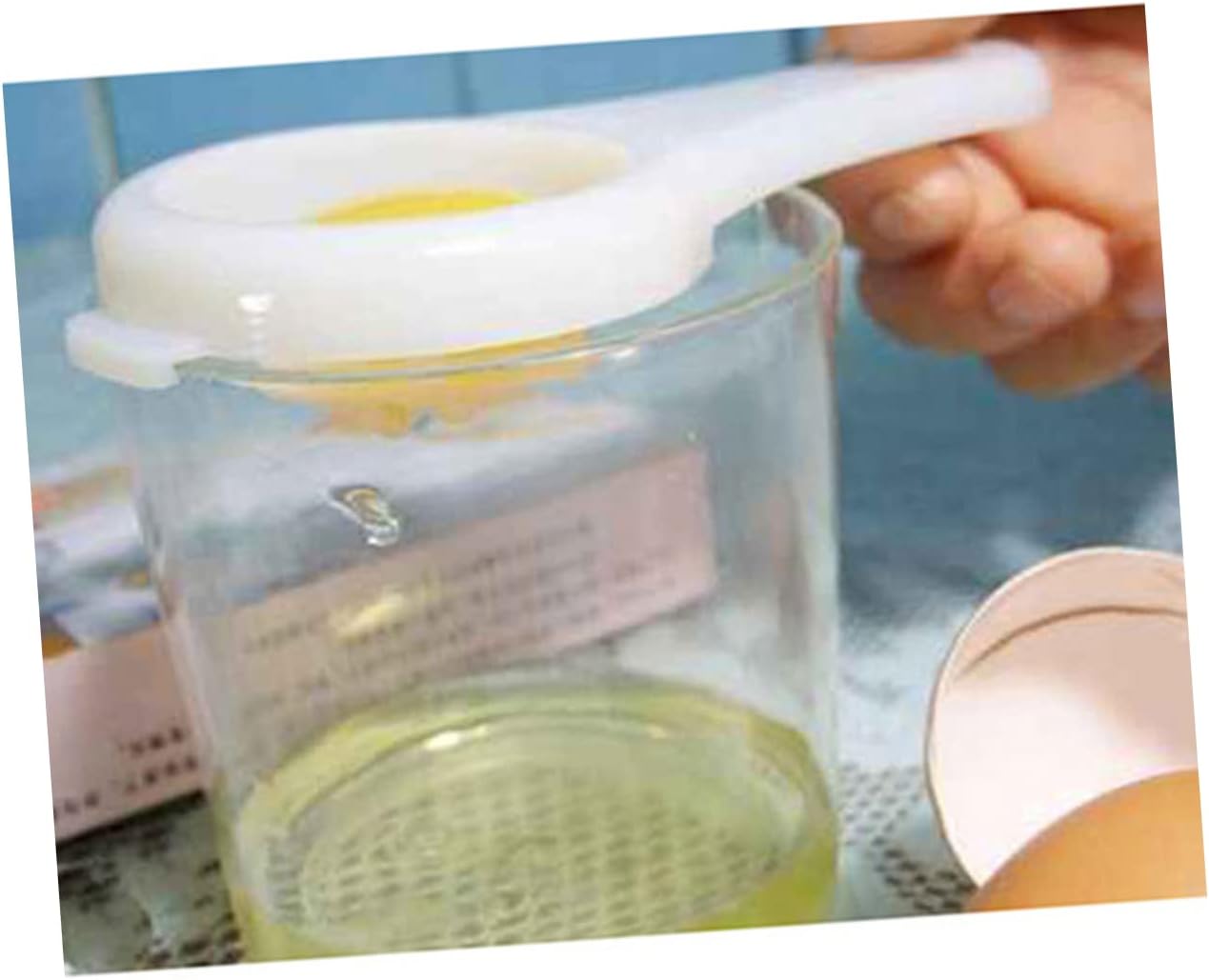 2 Pack Plastic Egg Separator for Baking and Cooking Yolk