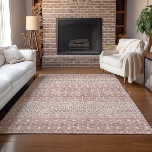Addison Rugs Chantille Tapete 8' x 10' Blush miniatura 6