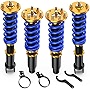 MOSTPLUS Full Coilovers Struts Compatible for 2008-2012 Honda Accord/2009-2014 Acura TSX Shock Absorber Assembly (Set of 4)