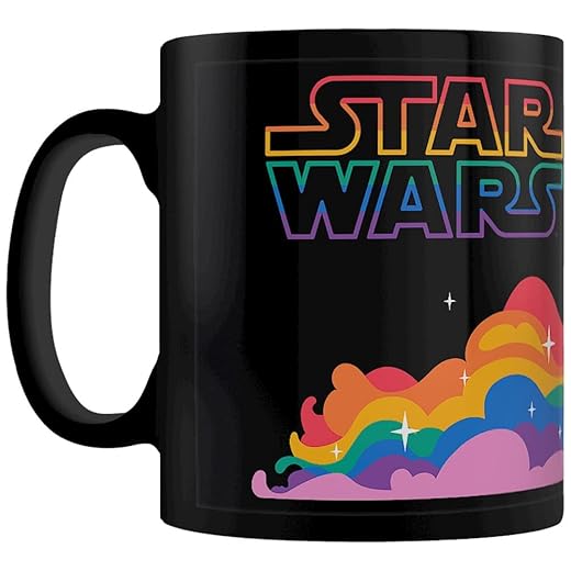 Star Wars Tasse (BB-8 Pride Rainbow Design) in Geschenkbox – Offizieller Merchandise-Artikel