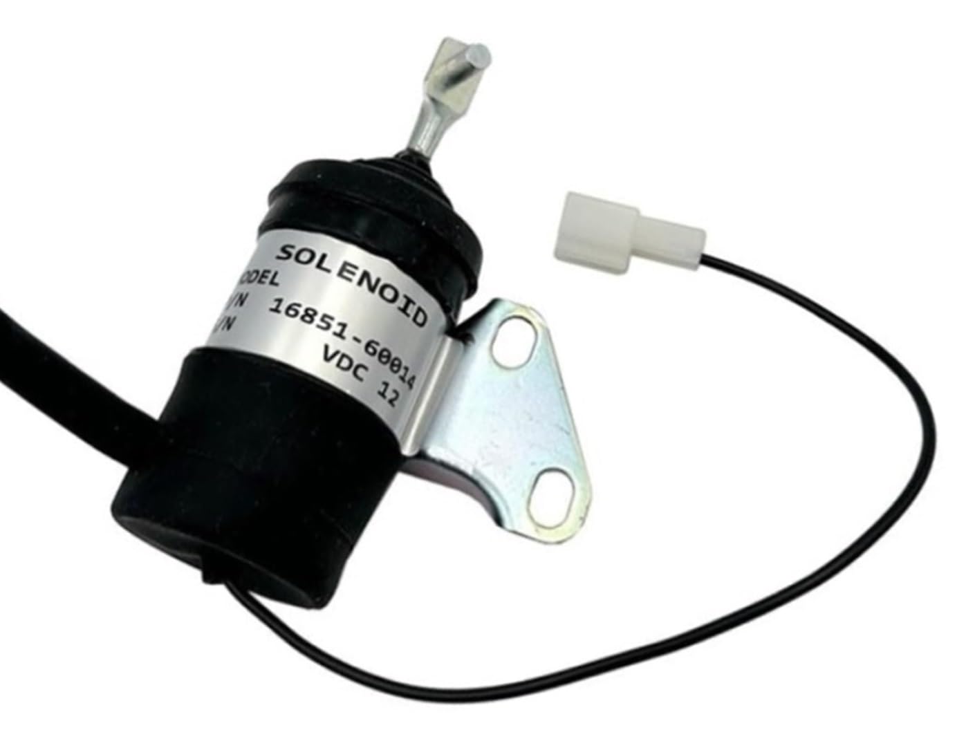 Válvula solenoide de corte de combustible de 12 V for pieza de repuesto de gestión de combustible de motor de tractor y cortacésped Kubota