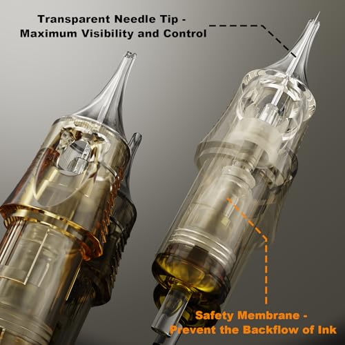 Cartridge Nadeln - 20 Stück Professional 0803RLL Cartridge Nadeln Disposable Standard Round Liner