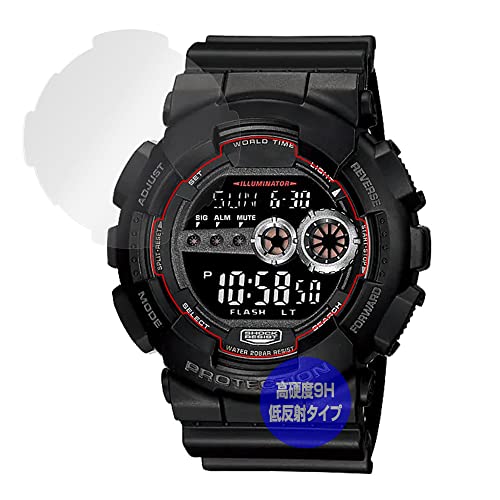~rbNX CASIO G-SHOCK GD-100 V[Y p PET 9H ᔽ ی tB KX̍dx dx9Hfލ̗p { OverLay Plus 9H