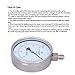 Pressure Stainless Steel Industrial Meter Accurate Measurement 0 0.4MPa M20x1.5 Y 150BF for Industrial Applications
