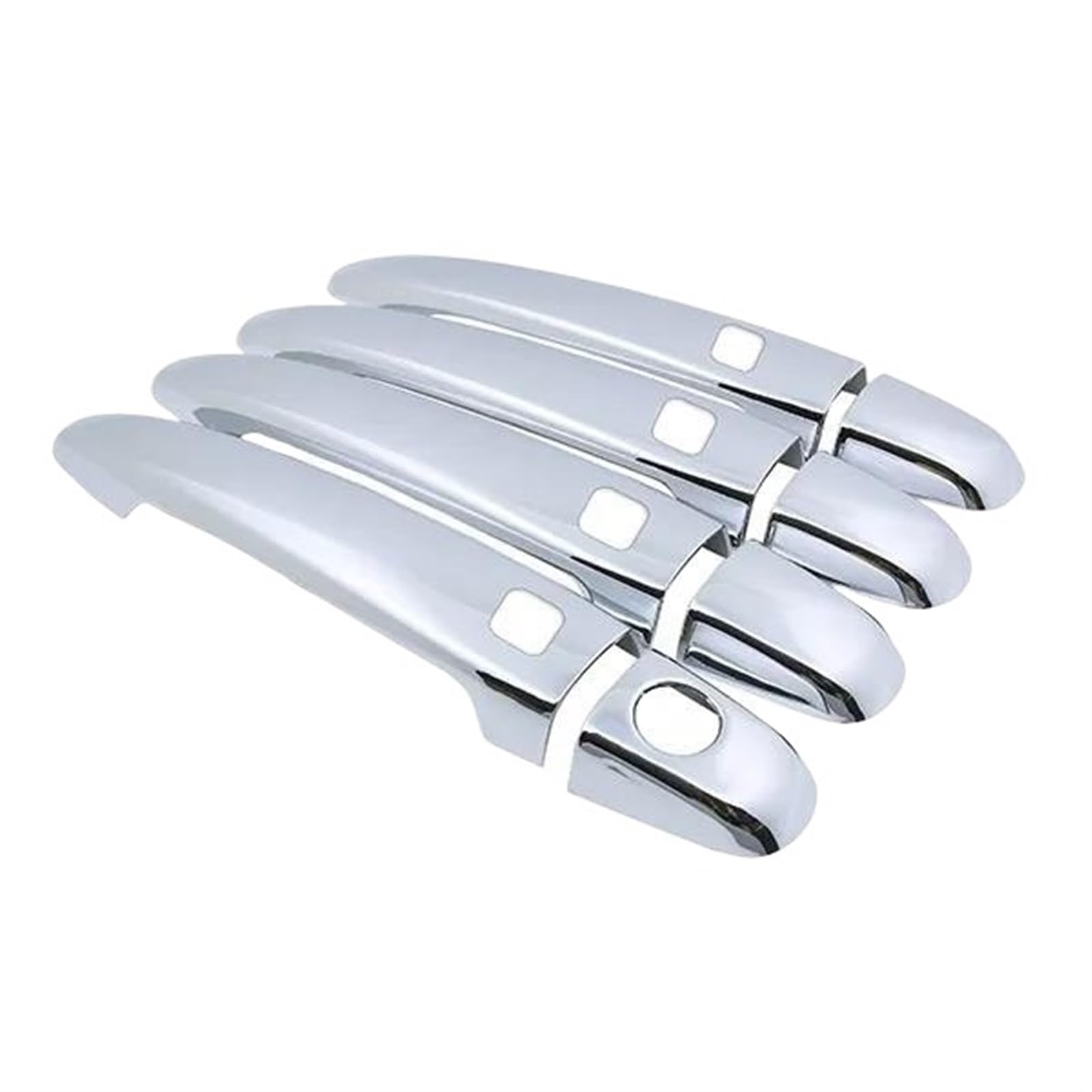 Lzbzhb 4 Keyless Entry Car Exterior Outsidedoor Handle For Toyota For Noah Nav1 Voxy R70 2008 2009 2010 2011 2012 2013 Chrome Door Handle Cover Car Accessories Rustproof Stickers(4 Keyless Entry)