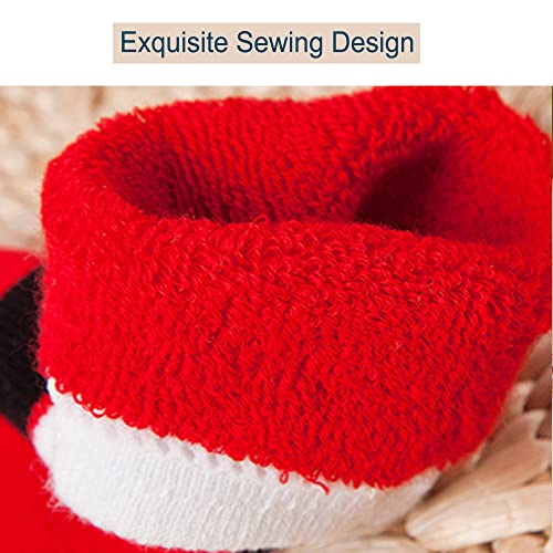 Christmas Socks Baby&Toddler Socks - Winter Warm Socks 5 Pairs Unisex Soft For Infant Toddler kids Boys Girls Gift4