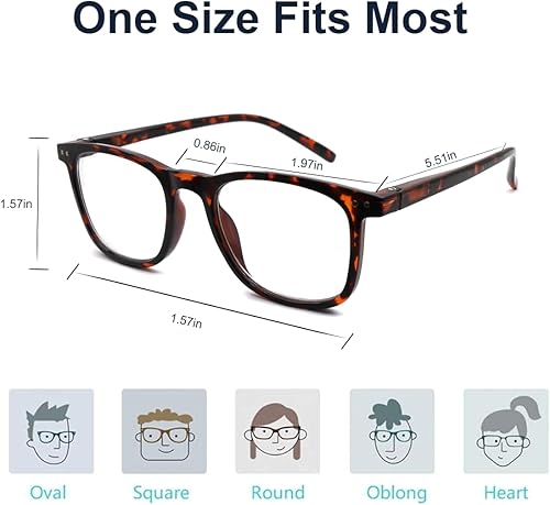 Miniatura 4 de Lentes de bloqueo de luz azul, lentes de bloqueo azul para computadora para hombres y mujeres, antirreflejos, 400 UV y fatiga ocular, anteojos