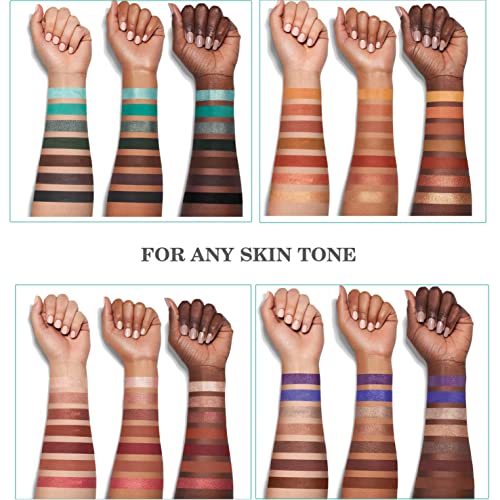 Myuango B17 Highly Pigmented Eyeshadow Palette, Multi-Finish Matte Shimmers Eye Makeup Palette, Blendable Long Lasting Natural Colors, Vegan & Cruelty-Free thumb #2